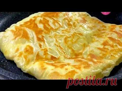 МУКА+КИПЯТОК! Я НЕ УСТАЮ ИХ ГОТОВИТЬ. ТАКОЕ ПРИГОТОВЛЕНИЕ ЛЕПЕШКА ВЫ  ТОЧНО НЕ ВИДЕЛИ