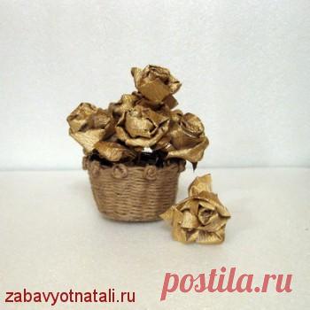 Корзинка из шпагата | Забавы от Натальи