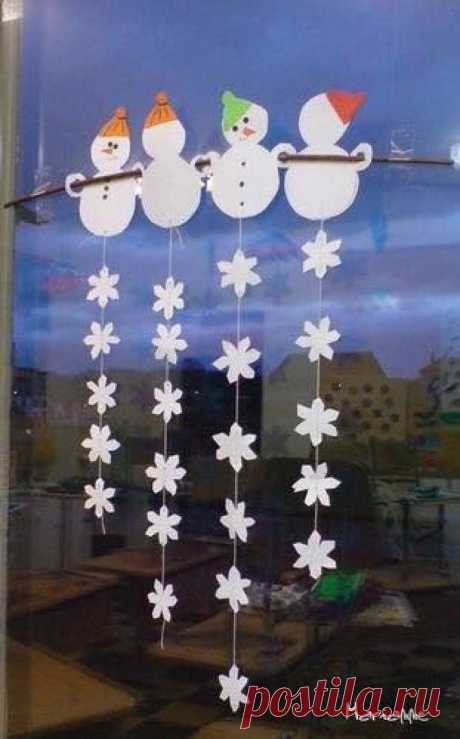 Идеи гирлянд в виде снеговиков. Творчество с детьми.

#делаем_все_сами #идея