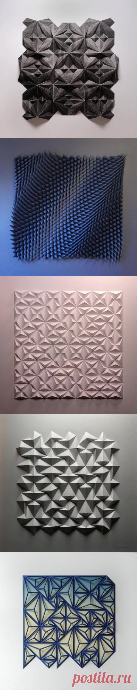 Тактильные мозаики из обычных листов бумаги