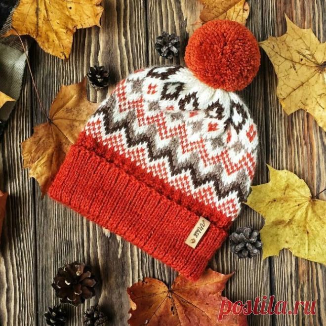 Жаккардовые узоры для шапочек из категории Интересные идеи – Вязаные идеи, идеи для вязания