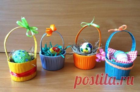 MAAM.ru: Сувенир «Корзинка ко Дню святой Пасхи» своими руками. Мастер-класс. Пасхальные поделки из лент и бросового материала своими руками. Мастер-класс Корзинка ко Дню святой Пасхи . Совсем скоро, Светлый праздник Пасхи, как символ света и торжества, важнейший праздник ве