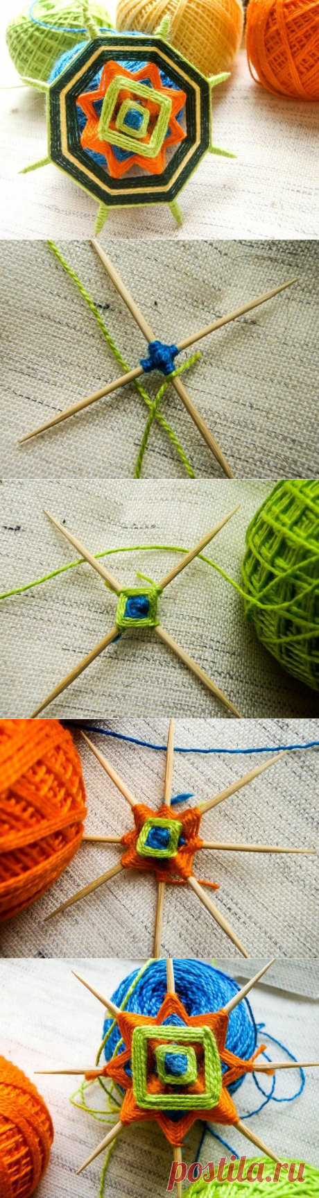 Плетение мандалы