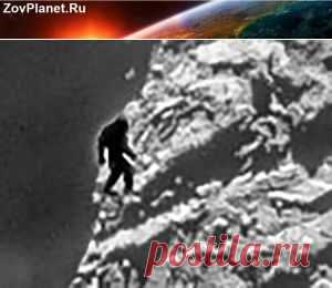 Неужели нечто или некто похожий на йети живет и передвигается по комете Чурюмова-Герасименко?