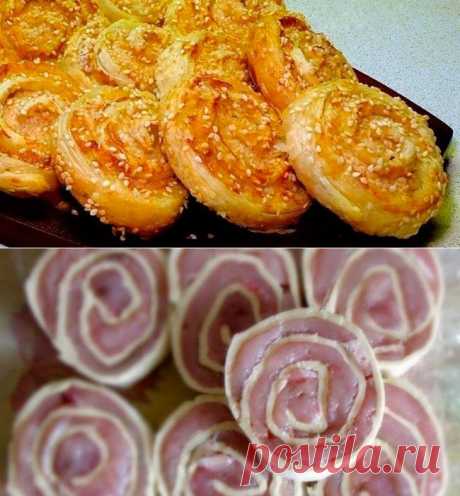 Куриные рулетики в слоеном тесте | БУДЕТ ВКУСНО!