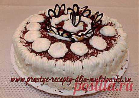 Великолепный праздничный торт | Простые рецепты для мультиварки
