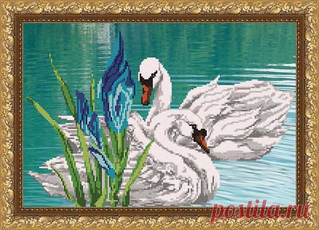 ROZETKA | Схема на ткани для вышивания бисером ArtSolo Лебединая пара VKA3006. Цена, купить Схема на ткани для вышивания бисером ArtSolo Лебединая пара VKA3006 в Киеве, Харькове, Днепропетровске, Одессе, Запорожье, Львове. Схема на ткани для вышивания бисером ArtSolo Лебединая пара VKA3006: обзор, описание, продажа.