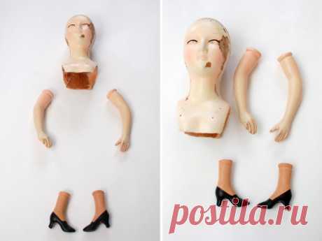 Будуарные композитные куклы 30-х годов, anita buodoir doll, bed doll