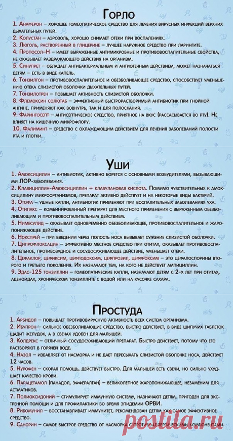 Справочник самых необходимых лекарств