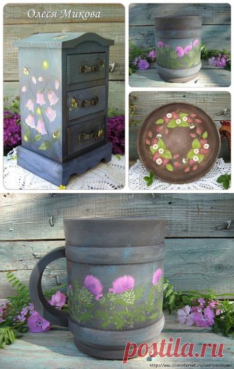 Разнотравье. Художественная роспись.