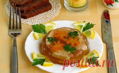 Заливное из курицы. Еще одно блюдо на праздничный стол