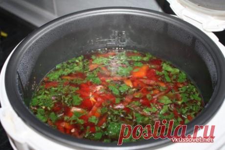 Борщ из мультиварки