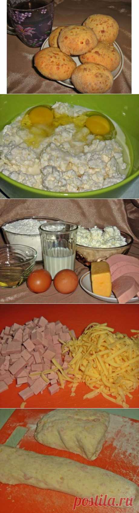 Булочки творожные с начинкой