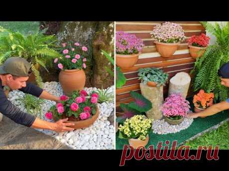 САД С ЦВЕТАМИ: 3 идеи, как украсить ваше пространство!🌱🌸🌿🌼