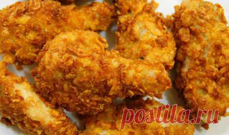 Как приготовить крылышки как в KFC!