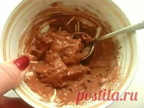Питательная маска с какао .