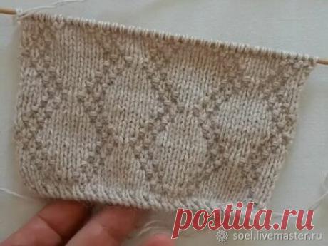 Вязание спицами. Теневые узоры