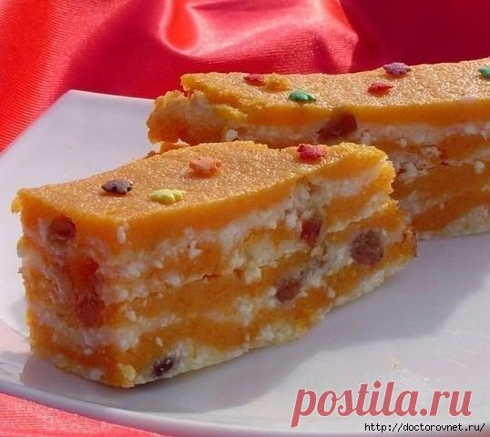 Вкусный и полезный тыквенный десерт