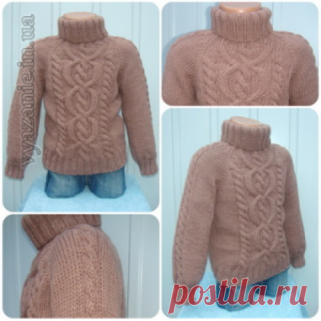 Свитер «Классические узоры» | ЛУЧШИЙ САЙТ ПО ВЯЗАНИЮ