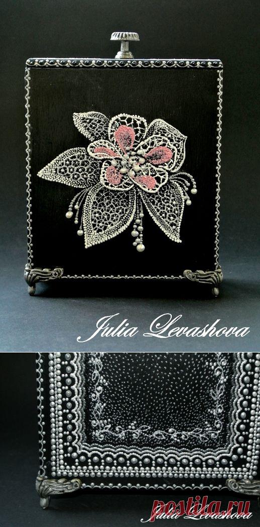 Опять точечное кружево. Но теперь объемное!