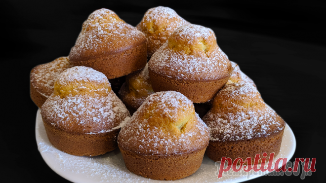 Пышные и вкусные кексы на сметане! Ингредиенты для кексов: Куриное яйцо - 3 шт Ванилин - 1 гр Сахарный песок - 1 стакан Сметана - 200 гр Растительное масло - 30 мл Сливочное масло - 30 гр Мука - 300 гр Сода - 1 ч.л Пошаговый рецепт как...