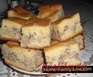 Заливной пирог с рыбной консервой/Сайт с пошаговыми рецептами с фото для тех кто любит готовить
