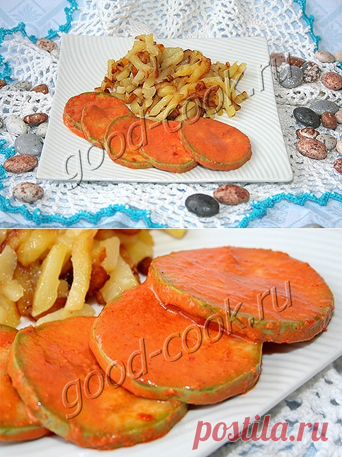 Кабачки в маринаде из болгарского перца, рецепт приготовления
