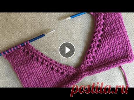 КРАСИВОЕ АЖУРНОЕ УБАВЛЕНИЕ ПЕТЕЛЬ ДЛЯ ГОРЛОВИНЫ! МОЙ ИНТЕРНЕТ МАГАЗИН - МОЯ ПОЧТА- yrokivyazania.shop@yandex.ru МОЙ ВТОРОЙ КАНАЛ -ВЯЗАНЫЕ АКСЕССУАРЫ. Дорогие рукодельницы : если Вам понравилось видео...