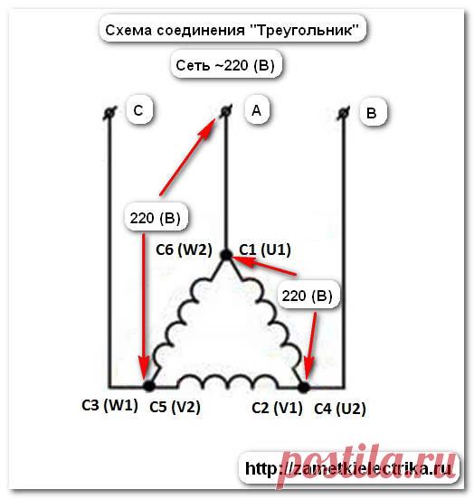 Соединение звездой и треугольником обмоток | Заметки электрика