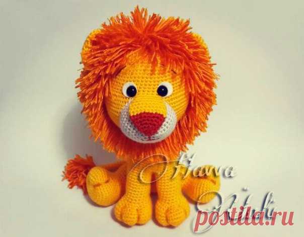 Львенок крючком.
