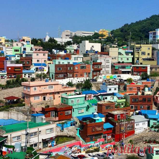 Квартал #Камчхон #Gamcheon #감천 
#Пусан #Busan #부산

#Корея #Korea #SouthKorea #한국 #ig_korea #ig_busan #ig_asia_ #travelKorea #koreatrip #koreatrip2015 #вПусане
