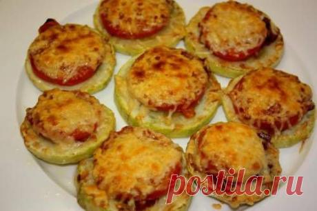Кабачки с помидорами и сыром в духовке - рецепт с фото / Простые рецепты