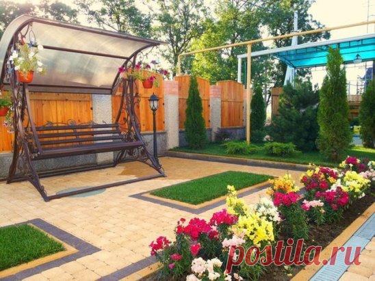 Ухоженный дворик, кому по душе?