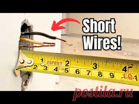 Cómo extender cables cortos e instalar un tomacorriente