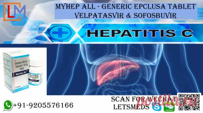 #Velpatasvir #Sofosbuvir Tablet used for the treatment of Hepatitis C Infection. Buy #HCV Medicine at wholesale and affordable prices from LetsMeds call +91-9205576166. Buy #MyHep ALL Tablets, Velsof, #Resof, #Sovihep V, #HepCvel, #Sofocure V, #Velpaclear and other generic #Epclusa with worldwide delivery facility.