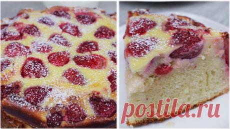 Нежный Творожно-Клубничный пирог. Настоящий летний рецепт | Рекомендательная система Пульс Mail.ru