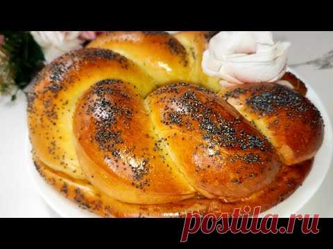 КАЛАЧ Который ПОЛУЧИТСЯ У ВСЕХ! Сладкая Сдобна Выпечка. Просто и Вкусно
