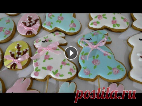Мастер-класс по росписи пряников ПАСХАЛЬНЫЕ ПРЯНИКИ Декор для куличей Мастер-класс по росписи пряников ПАСХАЛЬНЫЕ ПРЯНИКИ Декор для куличей : #декордлякулича#пряникинапасху#олятортик#пасхальнаявыпечка#Я в INSTAGRAM : - П...