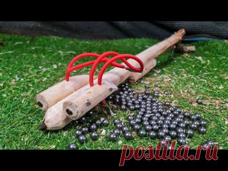 Технология создания самой мощной рогатки из дерева - Wood Art