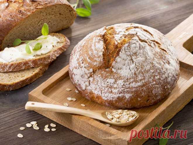 Хлеб из овсяной муки в духовке: рецепт вкусной выпечки пошагово