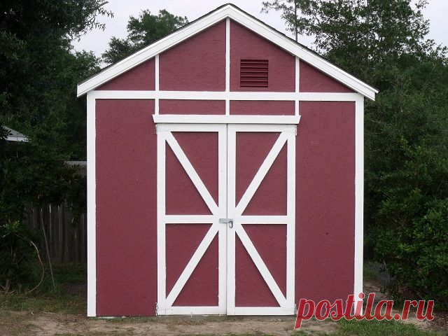 Хозяйственный сарайчик на даче — 6 соток