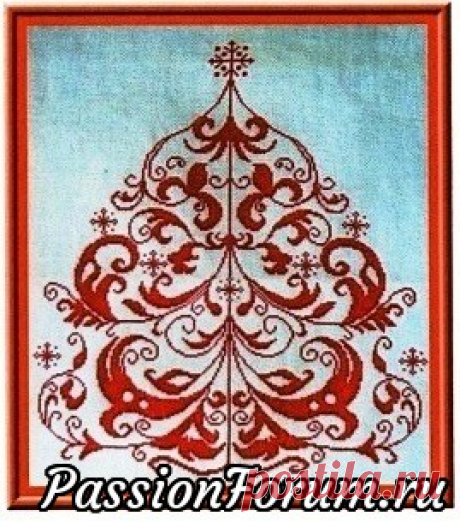 Схема для вышивки "ЕЛОЧКА" - запись пользователя Татьяна (Татьяна) в сообществе Вышивка в категории Схемы вышивки крестом, вышивка крестиком