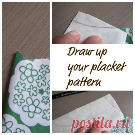 The Haby Goddess: Sewing Tutorial: Adding a simple front placket