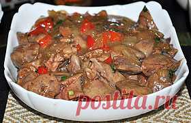 Куриная печень по-китайски