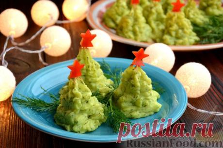 Рецепт: Ёлочки из картофельного пюре на RussianFood.com