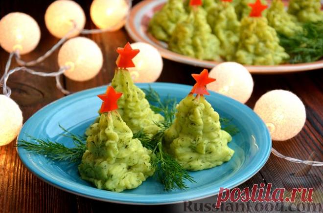 Рецепт: Ёлочки из картофельного пюре на RussianFood.com