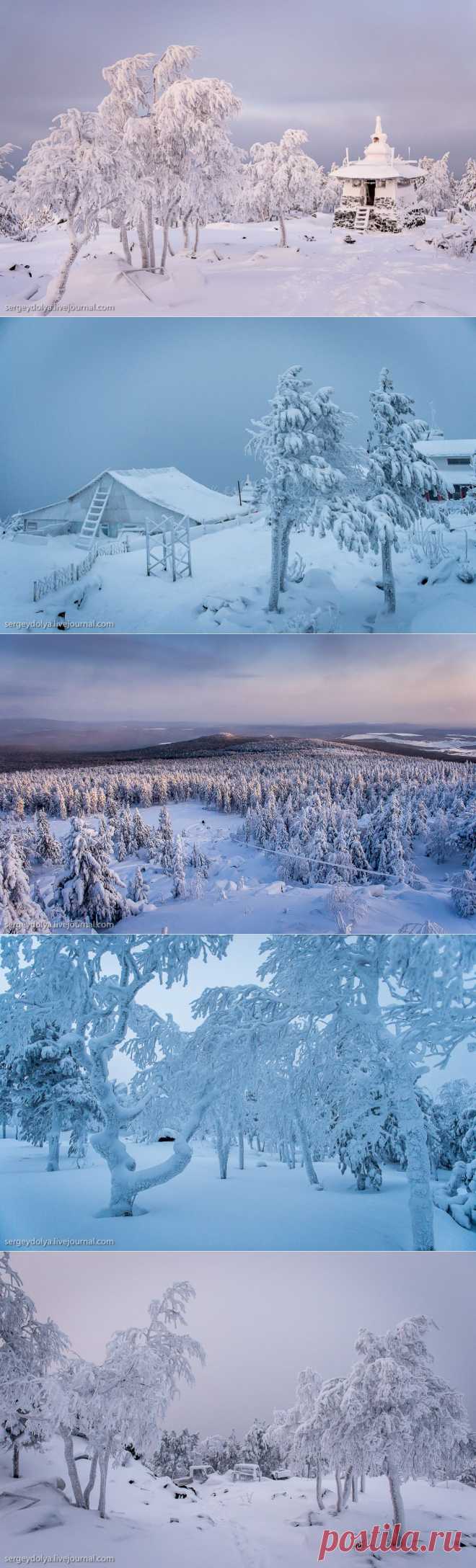 ФотоТелеграф  &raquo; Буддийский монастырь Шад Тчуп Линг на cевере Урала.
 На одной из вершин Северного Урала, горе Качканар, находится единственный в Свердловской области буддийский монастырь Шад Тчуп Линг. Удивительно красивое место, особенно зимой.