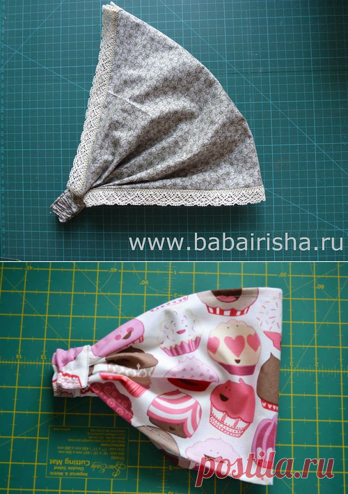 Косынка на резинке. Мастер класс!