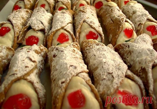 Вершина насладжения! Канноли — вкусный десерт из Сицилии — Фактор Вкуса