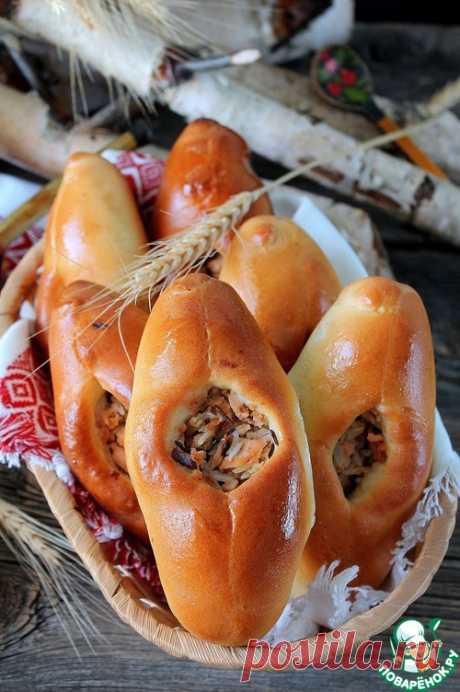 Рыбный расстегай с рисом - кулинарный рецепт